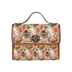Autumn Garden Airedale Terrier Shoulder Bag Purse-Accessories-Accessories, Airedale Terrier, Bags, Purse-One Size-7