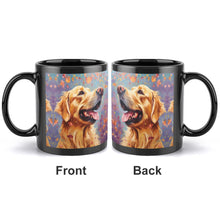 Load image into Gallery viewer, Autumn's Embrace Golden Retriever Coffee Mug-2