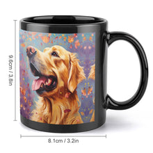 Load image into Gallery viewer, Autumn's Embrace Golden Retriever Coffee Mug-3
