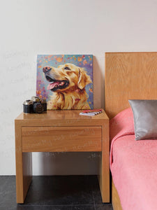 Autumn's Embrace Golden Retriever Framed Wall Art Poster-Art-Dog Art, Golden Retriever, Home Decor, Poster-3