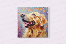 Load image into Gallery viewer, Autumn&#39;s Embrace Golden Retriever Framed Wall Art Poster-Art-Dog Art, Golden Retriever, Home Decor, Poster-4