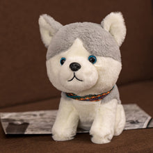 Load image into Gallery viewer, Aztec Pattern Collar Husky Stuffed Animal Plush Toy-Stuffed Animals-Home Decor, Siberian Husky, Stuffed Animal-5