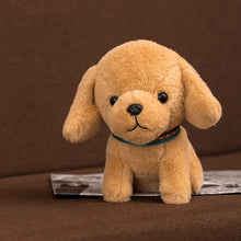 Load image into Gallery viewer, Aztec Pattern Collar Yellow Labrador Stuffed Animal Plush Toy-Stuffed Animals-Home Decor, Labrador, Stuffed Animal-3