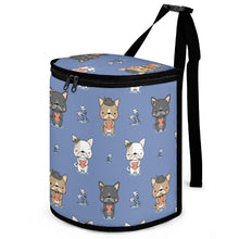 Load image into Gallery viewer, Infinite French Bulldog Love Multipurpose Car Storage Bag - 4 Colors-Car Accessories-Bags, Car Accessories, French Bulldog-Cornflower Blue-11