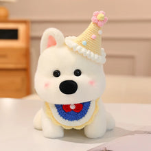 Load image into Gallery viewer, Baby Bib and Hat Westie Stuffed Animal Plush Toys-Yellwo KnittingScarf-25cm-9