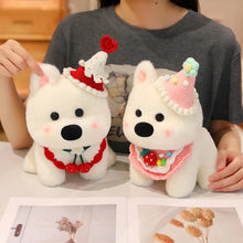 Load image into Gallery viewer, Baby Bib and Hat Westie Stuffed Animal Plush Toys-3