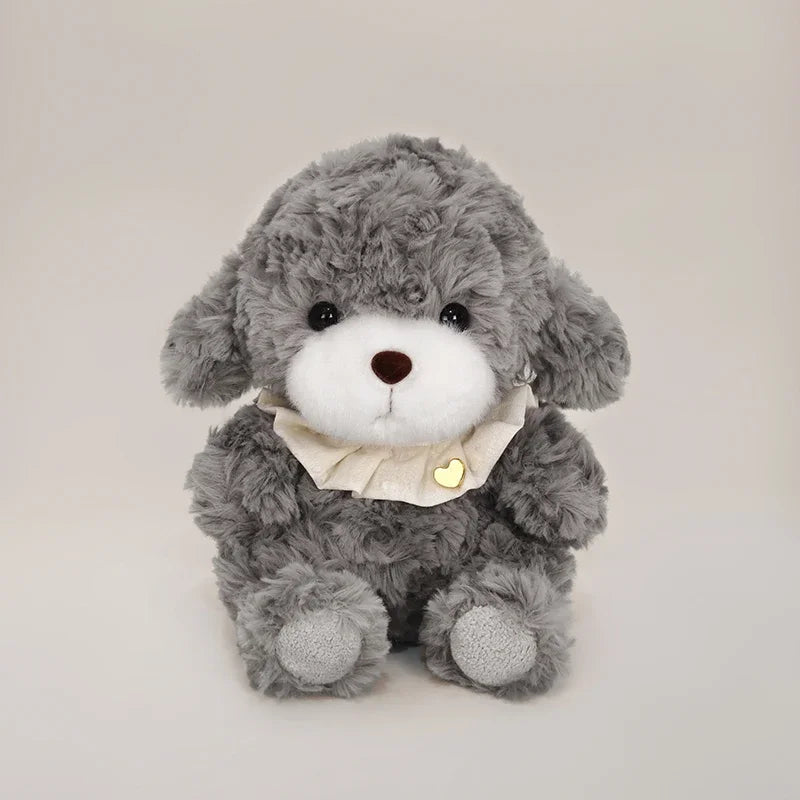 Baby Bib Poodle Stuffed Animal Plush Toys-Dog Memorial Gifts,Poodle,Stuffed Animal-Grey-One Size-4