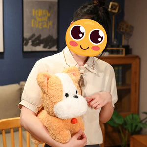 Baby Face Corgi Stuffed Animal Plush Toys-Stuffed Animals-Corgi, Stuffed Animal-5