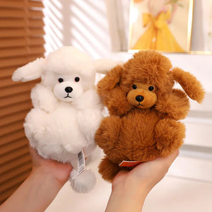 Baby Poodles in a Cradle Stuffed Animal Plush Toys-Stuffed Animals-Poodle, Stuffed Animal-7