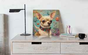 Balloon Daydream Fawn Chihuahua Wall Art Poster-Art-Chihuahua, Dog Art, Home Decor, Poster-2