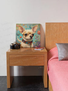 Balloon Daydream Fawn Chihuahua Wall Art Poster-Art-Chihuahua, Dog Art, Home Decor, Poster-3