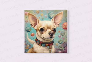 Balloon Daydream Fawn Chihuahua Wall Art Poster-Art-Chihuahua, Dog Art, Home Decor, Poster-4