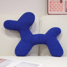Load image into Gallery viewer, Balloon Dog Poodles Plush Throw Pillows-Home Decor,Pillows,Stuffed Animal-blue-40x50cm-20