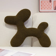 Load image into Gallery viewer, Balloon Dog Poodles Plush Throw Pillows-Home Decor,Pillows,Stuffed Animal-dark brown-40x50cm-19