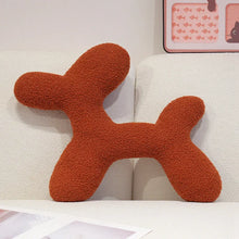 Load image into Gallery viewer, Balloon Dog Poodles Plush Throw Pillows-Home Decor,Pillows,Stuffed Animal-wine red-40x50cm-14