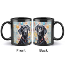 Load image into Gallery viewer, Balloon Dreams Black Labrador Coffee Mug-2