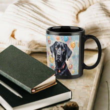 Load image into Gallery viewer, Balloon Dreams Black Labrador Coffee Mug-6