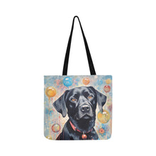Load image into Gallery viewer, Balloon Dreams Black Labrador Shopping Tote Bag-Accessories-Accessories, Bags, Black Labrador, Dog Dad Gifts, Dog Mom Gifts, Labrador-ONESIZE-2