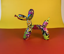 Load image into Gallery viewer, Image of a beautiful multicolor Poodle statue in the shape of balloon Poodle