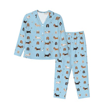 Load image into Gallery viewer, Basset Hound Pajamas for Women - XL Available - Basset Hound of Every Color-Pajamas-Apparel,Basset Hound,Dog Mom Gifts,Pajamas-9