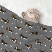 Load image into Gallery viewer, Basset Hound Parade Blanket for Dog-Pet Furniture-20