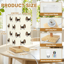 Load image into Gallery viewer, Basset Hound Parade Desktop Table Lamp-Desk Lamps-3