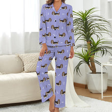 Load image into Gallery viewer, Basset Hound Parade Pajamas Set for Women-28