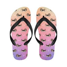 Load image into Gallery viewer, Basset Hound Parade Unisex Slippers - 7 Gradients-16
