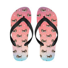 Load image into Gallery viewer, Basset Hound Parade Unisex Slippers - 7 Gradients-17