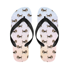 Load image into Gallery viewer, Basset Hound Parade Unisex Slippers - 7 Gradients-19