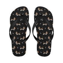 Load image into Gallery viewer, Basset Hound Parade Unisex Slippers - 7 Gradients-27