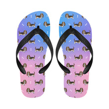 Load image into Gallery viewer, Basset Hound Parade Unisex Slippers - 7 Gradients-4
