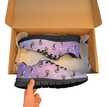 Load image into Gallery viewer, Basset Hound Parade Women's Breathable Sneakers-Footwear-Basset Hound,Dog Mom Gifts,Shoes-16