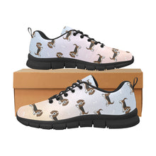 Load image into Gallery viewer, Basset Hound Parade Women's Breathable Sneakers-Footwear-Basset Hound,Dog Mom Gifts,Shoes-41