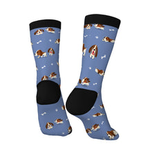 Load image into Gallery viewer, Basset Hound Socks - Playful Basset Hound Love-Accessories-Accessories,Basset Hound,Dog Dad Gifts,Socks-6
