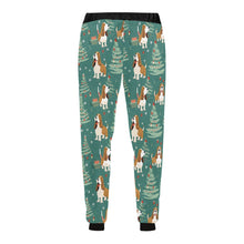 Load image into Gallery viewer, Basset Hounds Christmas Bounds Unisex Sweatpants-Apparel-Apparel, Basset Hound, Christmas, Dog Dad Gifts, Dog Mom Gifts, Pajamas-5