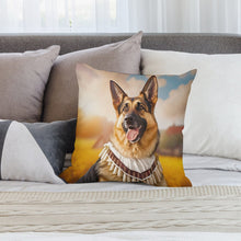 Load image into Gallery viewer, Bavarian Bliss German Shepherd Plush Pillow Case-Cushion Cover-Dog Dad Gifts, Dog Mom Gifts, German Shepherd, Home Decor, Pillows-2