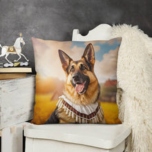 Load image into Gallery viewer, Bavarian Bliss German Shepherd Plush Pillow Case-Cushion Cover-Dog Dad Gifts, Dog Mom Gifts, German Shepherd, Home Decor, Pillows-3