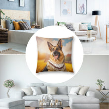 Load image into Gallery viewer, Bavarian Bliss German Shepherd Plush Pillow Case-Cushion Cover-Dog Dad Gifts, Dog Mom Gifts, German Shepherd, Home Decor, Pillows-8