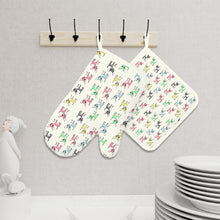 Load image into Gallery viewer, Infinite Chihuahua Love Oven Mitts and Pot Holder Set-Kitchen Decor-Accessories,Chihuahua,Dog Mom Gifts-4