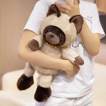 Load image into Gallery viewer, Beaded Necklace Siamese Cat Plush Toys-3