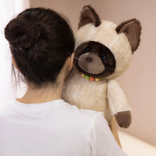 Load image into Gallery viewer, Beaded Necklace Siamese Cat Plush Toys-7