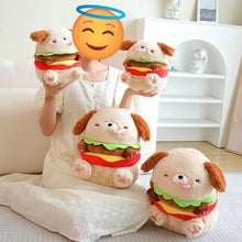 Load image into Gallery viewer, Beagle Burger Love Stuffed Animal Plush Toys-Stuffed Animals-Beagle, Home Decor, Stuffed Animal-6