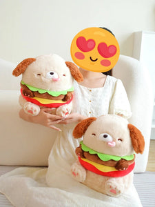 Beagle Burger Love Stuffed Animal Plush Toys-Stuffed Animals-Beagle, Home Decor, Stuffed Animal-9