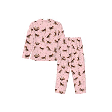 Load image into Gallery viewer, Beagle Pajamas for Women - XL Available - Beagles Doing Yoga-Pajamas-Apparel,Beagle,Dog Mom Gifts,Pajamas-10