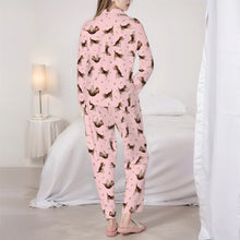 Load image into Gallery viewer, Beagle Pajamas for Women - XL Available - Beagles Doing Yoga-Pajamas-Apparel,Beagle,Dog Mom Gifts,Pajamas-4