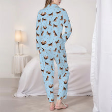 Load image into Gallery viewer, Beagle Pajamas for Women - XL Available - Beagles Doing Yoga-Pajamas-Apparel,Beagle,Dog Mom Gifts,Pajamas-5