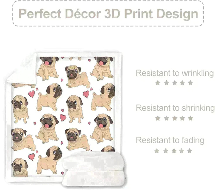 Flower Garden Labrador Love Soft Warm Fleece Blanket - 4 Colors-Blanket-Blankets, Home Decor, Labrador-7