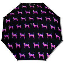 Load image into Gallery viewer, Beagle Neon Silhouette Umbrella-Daily Accessories-1