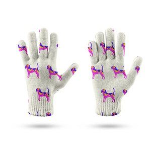 Beagle Neon Touch Screen Gloves-Accessories-Accessories, Dog Dad Gifts, Dog Mom Gifts, Gloves-12